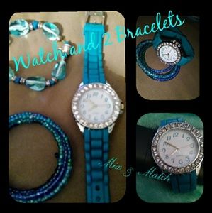 Watch & 2 Bracelets 💙